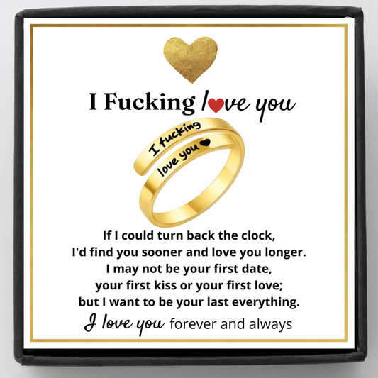 For Love - I F♡cking Love You Ring